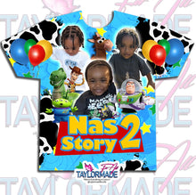 Load image into Gallery viewer, Toy Story Birthday 3D Birthday Shirt
