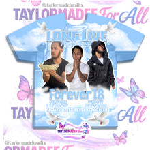 Load image into Gallery viewer, 3D Memorial/Rip Long Live the Greatest Rip Baby Blue
