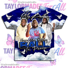 Load image into Gallery viewer, 3D Memorial/Rip Blue Ball In Peace to Heaven
