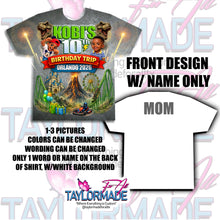 Load image into Gallery viewer, Orlando Trip 3D Birthday Shirt
