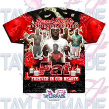 Load image into Gallery viewer, 3D Memorial/Rip Red Bandana Money
