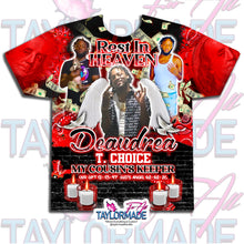 Load image into Gallery viewer, 3D Memorial/Rip Red Bandana Money
