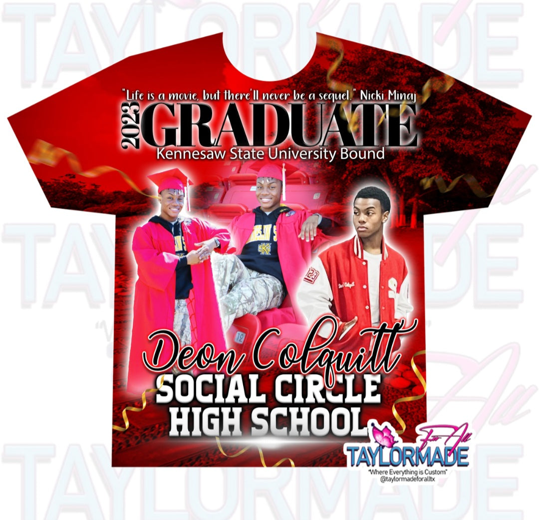Graduation All Over Shirt