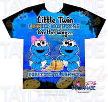 Load image into Gallery viewer, Cookie Monster 3D Baby Shower All Over Shirt
