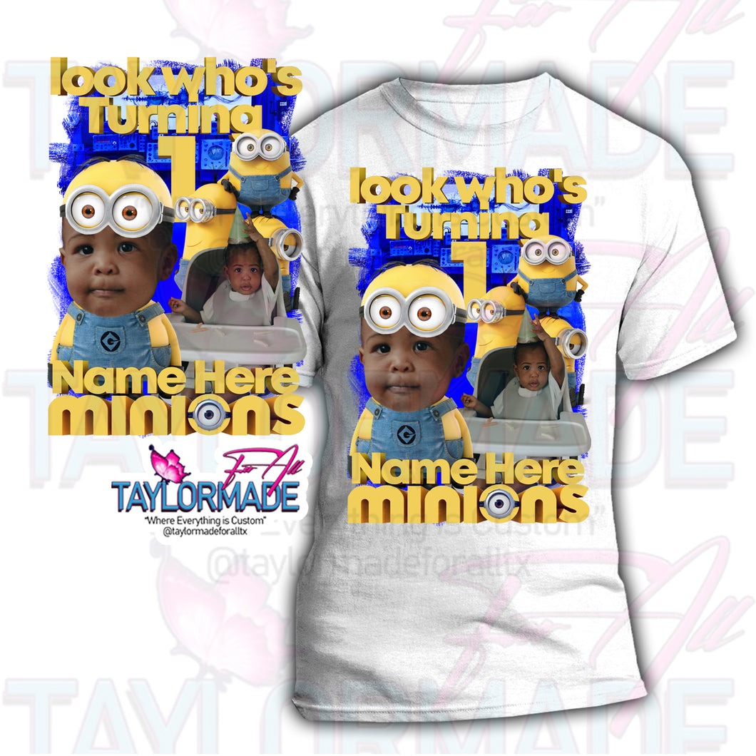 3D Birthday Centerprint Shirt