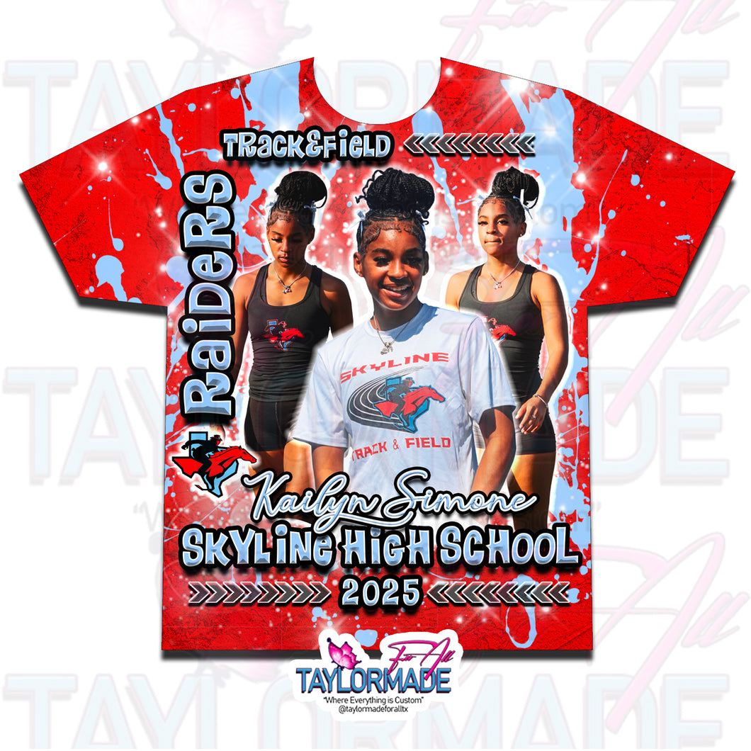 Track 3D Sports All Over Print Shirt