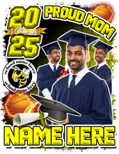 Load image into Gallery viewer, 2025 Graduation DTF Centerprint Cotton Shirt

