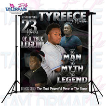 Load image into Gallery viewer, Male Birthday Legend Custom Backdrop
