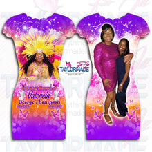 Load image into Gallery viewer, Colorful Butterflies 3D All Over Print double-sided design Memorial Dress
