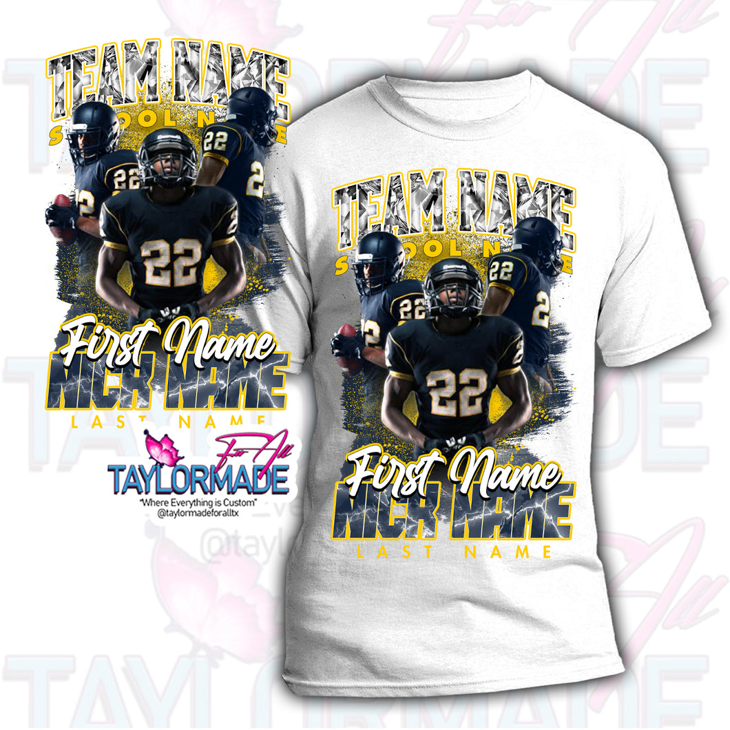 Football 3D Sports Centerprint Shirt