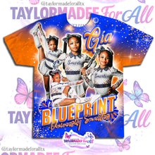 Load image into Gallery viewer, Blueprint 3D Cheer/Dance All Over Print Shirt
