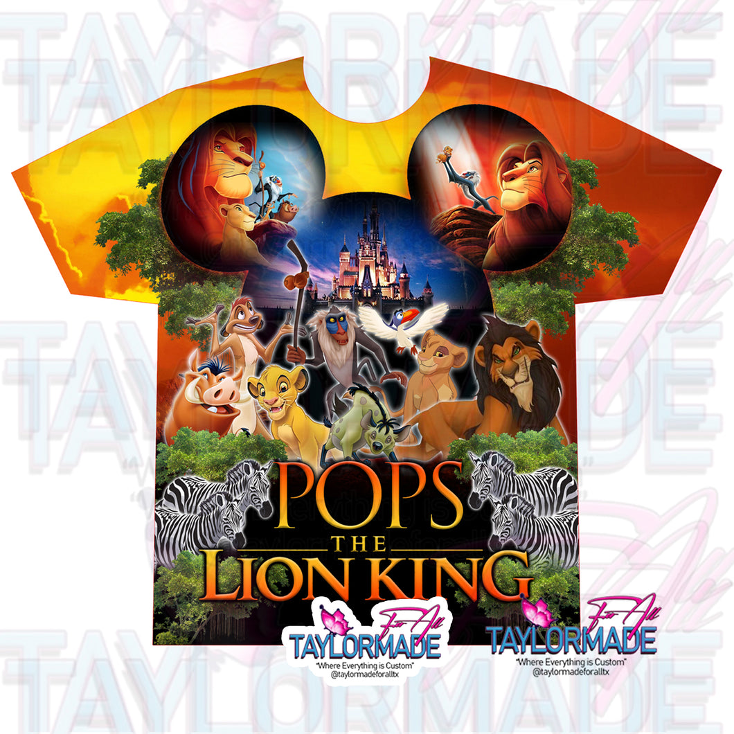 Lion 3D Birthday All Over Print Shirt
