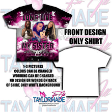 Load image into Gallery viewer, 3D Memorial/Rip Pink Black Clouds
