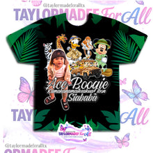 Load image into Gallery viewer, Boy Safari Minnie Mouse 3D Birthday Shirt
