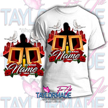 Load image into Gallery viewer, Memorial/Rip DTF Centerprint Cotton Shirt
