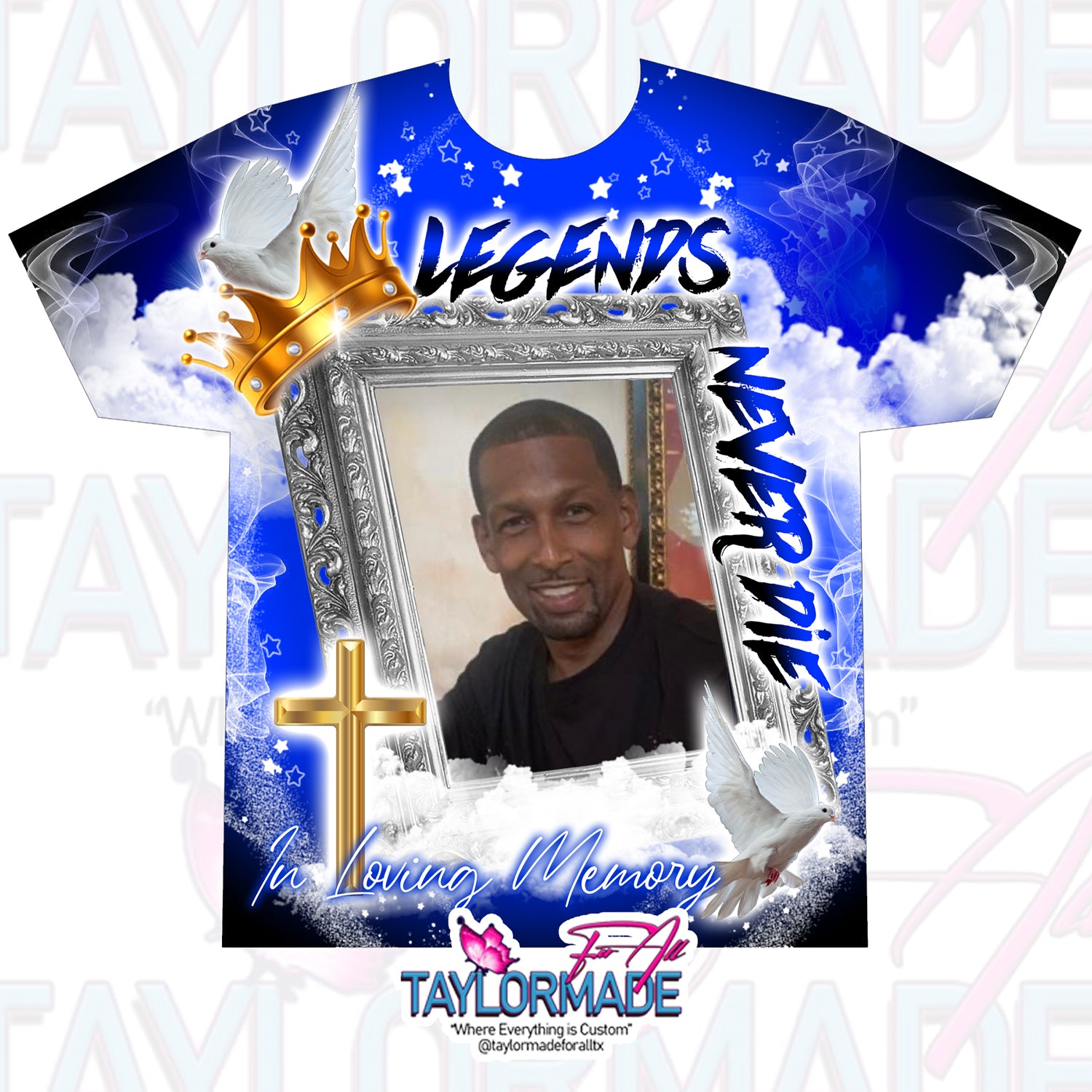 Memorial/Rip 3D All Over Print Shirt | Taylormade For All – Taylormade ...