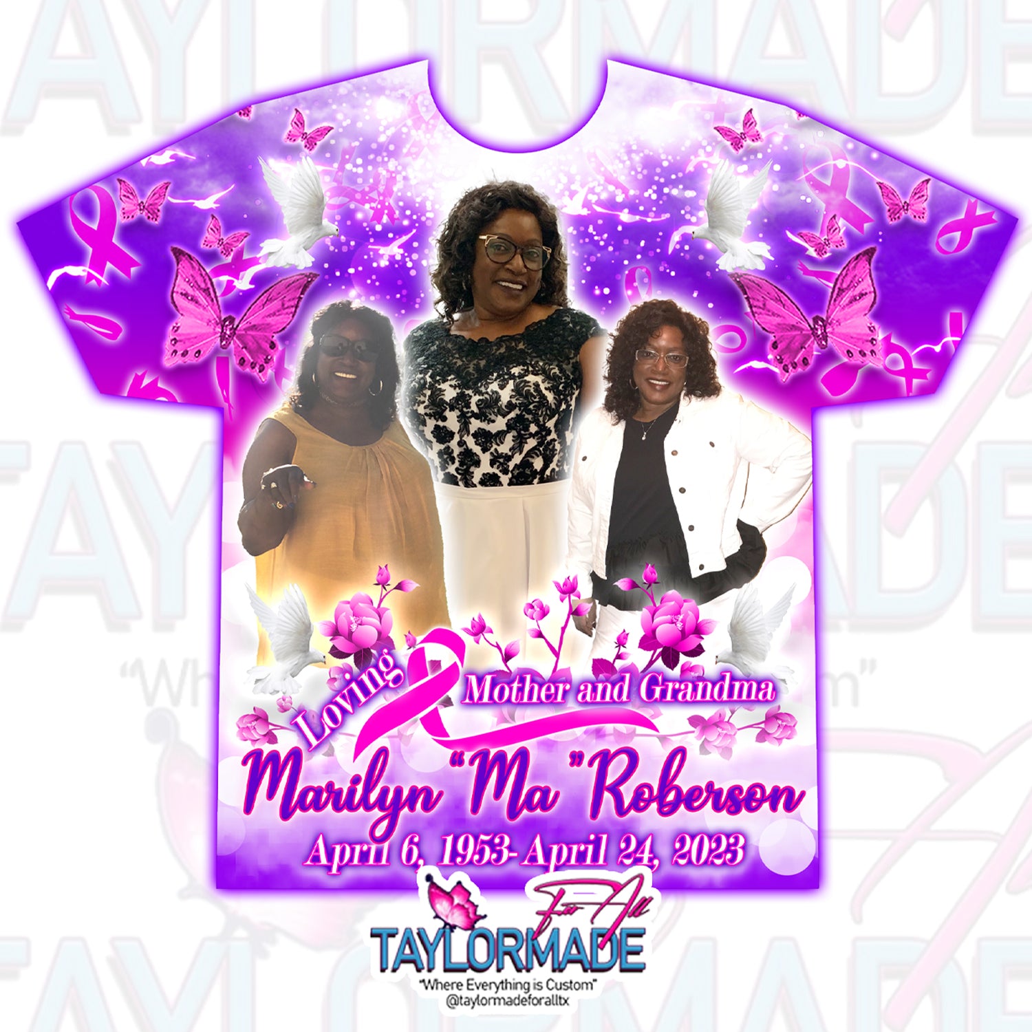 Memorial/Rip 3D All Over Print Shirt | Taylormade For All – Taylormade ...