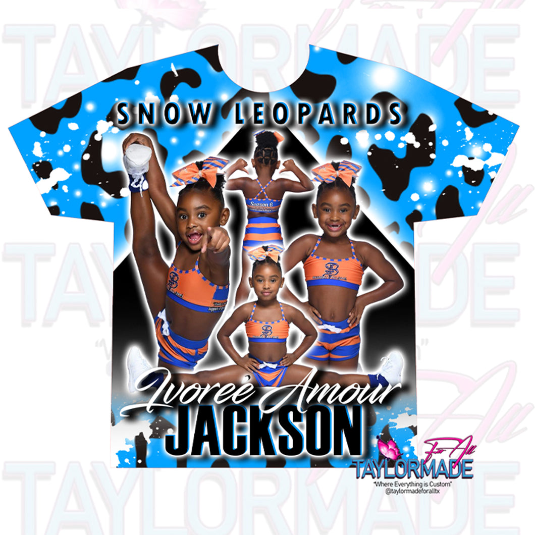 Leopards 3D Cheer/Dance All Over Print Shirt