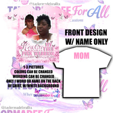 Load image into Gallery viewer, 3D Memorial/Rip Pink Rose Butterflies
