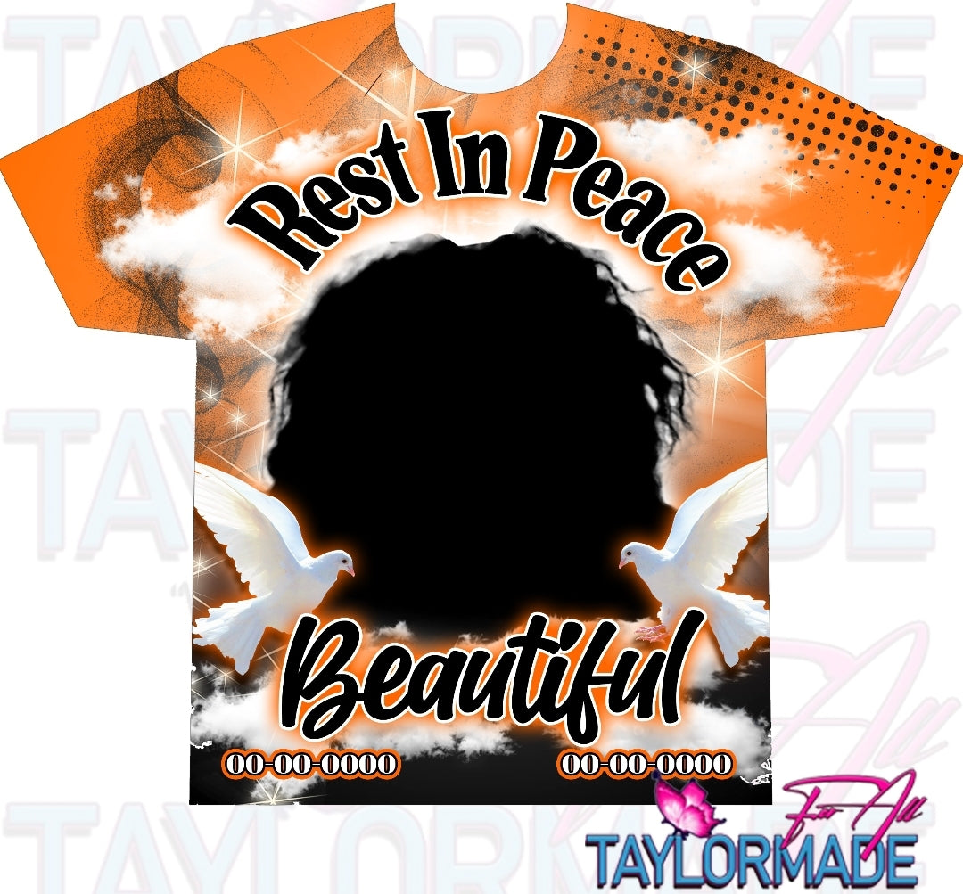 Rest In Peace Beautiful RIP All Over Print Shirt