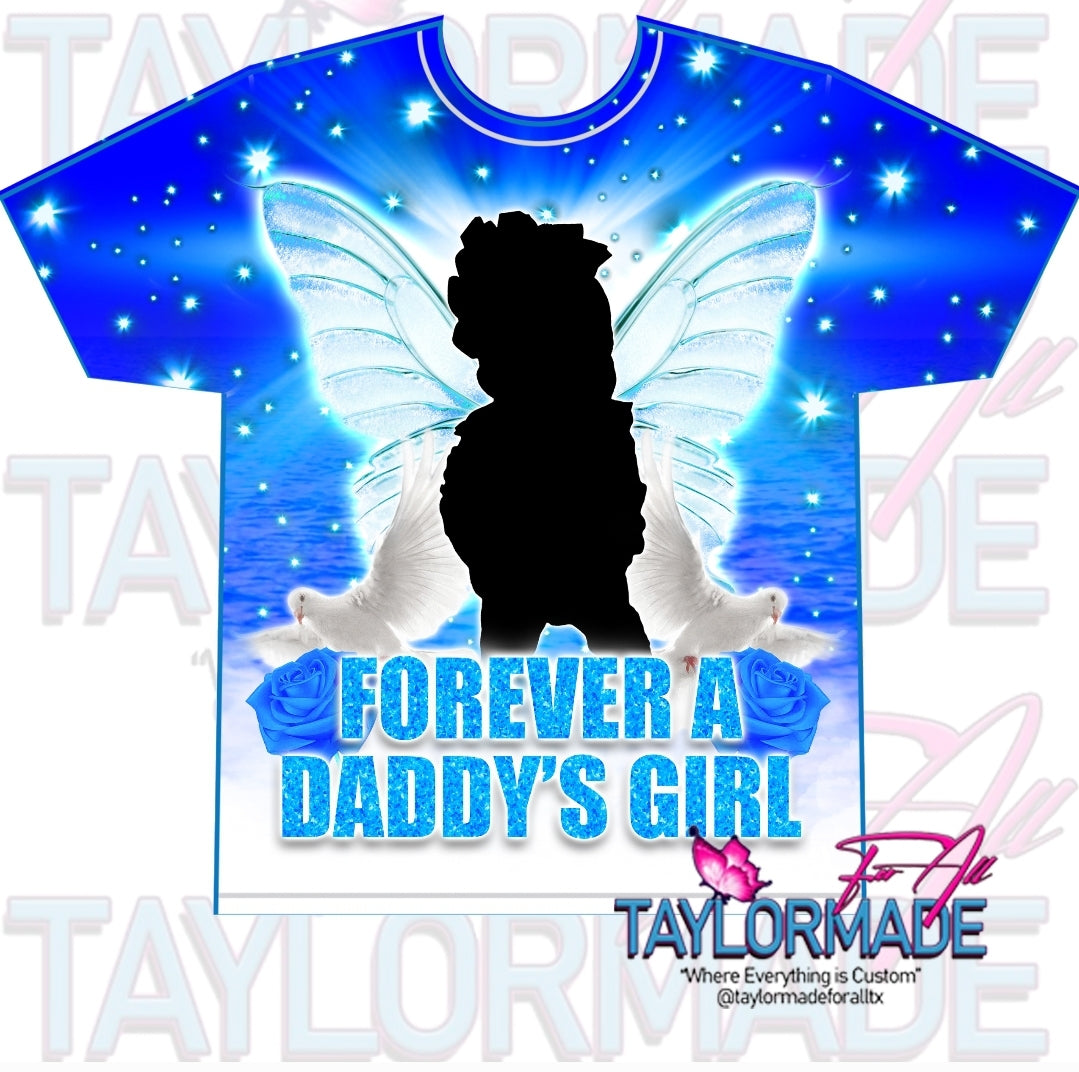 Daddy's Girl RIP All Over Print Shirt