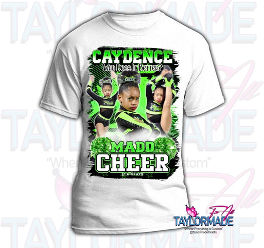 Cheer Center Print Shirt